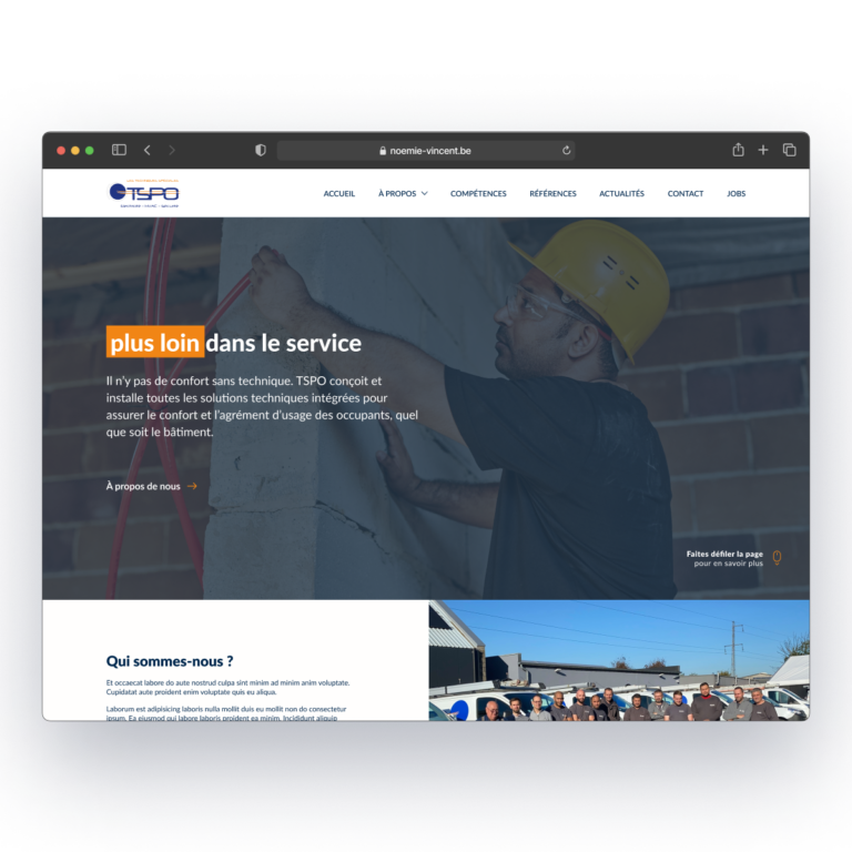 Home page of my Final Year Project website